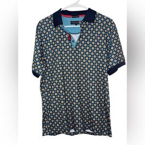 American Breed Patterned Polo Shirt